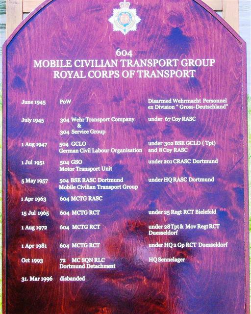 604 Mobile Civilian Transport Group RCT